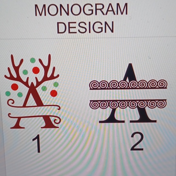 Monogram Hand Towel set - Picture 5 of 5